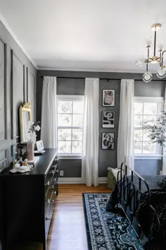 پرده های اتاق خواب خاکستری رنگ اتاق خواب طرح رنگ اتاق خواب رنگ های رنگی Desenio Art Art IKEA Dresser