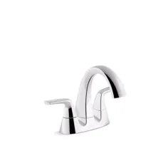 شیر آب حمام 2 دستگیره KOHLER Elmbrook in Polished Chrome-K-R21995-4D-CP - انبار خانه