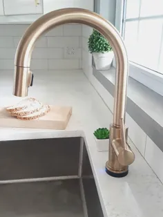 رفع خطای طراحی من با شیر آشپزخانه طلایی توسط Delta