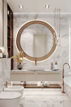طراحی حمام داخلی خانه مدرن 2021