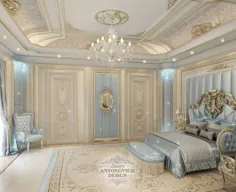 Модная классика в интерьере спальни - لوکس طراحی آنتونویچ