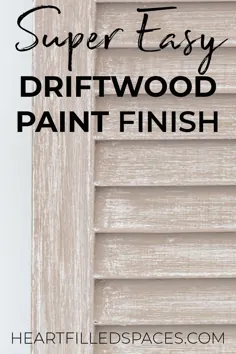 سه مرحله برای دستیابی آسان به پایان یافتن رنگ Driftwood