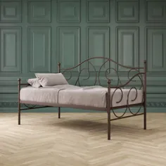 Dhp Victoria Metal Daybed ، Twin ، Bronze