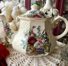 هدیه ای برای ست چای او برای 4 Sadler Royal Albert Queen Anne 21 |  اتسی
