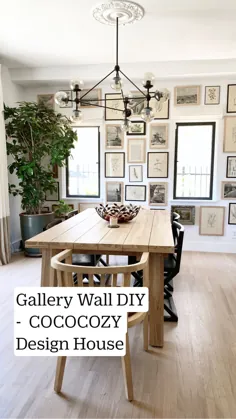 Gallery Wall DIY - خانه طراحی COCOCOZY