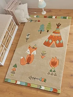 فرش کودکان "حیات وحش" روباه