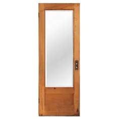 SOLD Antique Five Panel 29 "Wood solid solid door with mirror | موارد بایگانی شده | ایستگاه حفاظت