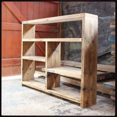 قفسه کتاب / واحد قفسه بندی جامد چوب EDEN |  اتسی