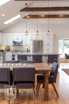 نوسازی آشپزخانه North Hillsborough با سقف های طاق دار |  صفحه اصلی CQC