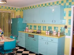 آشپزخانه یکپارچهسازی با سیستمعامل صورتی ، آبی و زرد لوری: کلی سرگرمی عاشقانه!  -