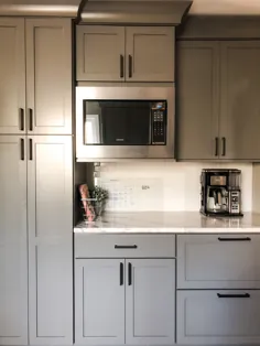 کابینت آشپزخانه خاکستری