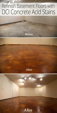 نحوه رنگ آمیزی کف های زیرزمین بتونی - پروژه های خانه DIY