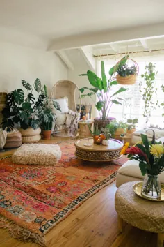 خرید فرش قدیمی مراکش - Black & Blooms