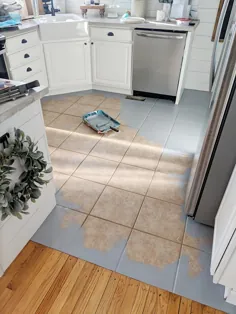 روزی که کف کاشی آشپزخانه خود را نقاشی کردم - خانه ما برای همیشه
