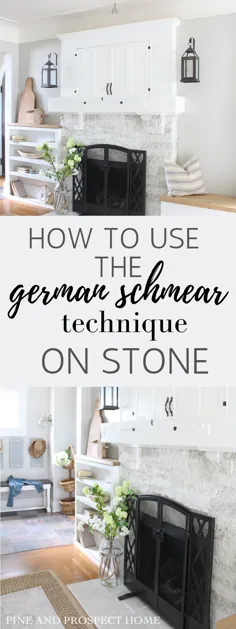 نحوه استفاده از تکنیک Schmear آلمان بر روی سنگ