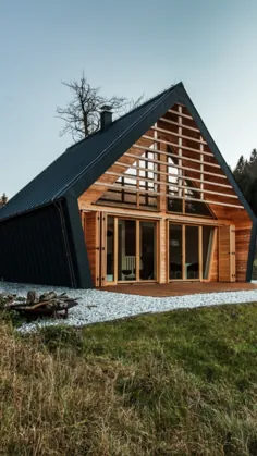 خانه چوبی مدرن - خانه کابین