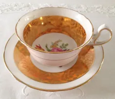 ست لیوان چای رویال استفورد چین و لیوان بشقاب |  اتسی