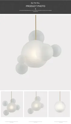 87.0 USD | لوستر شیشه ای حباب خلاقانه حباب Hanglamp اتاق ناهار خوری رستوران Lustres Flesh Modern Luminaria شیشه چراغ روشنایی | چراغ های آویز |  - AliExpress