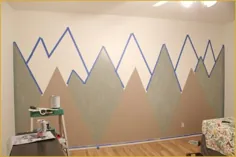 نحوه نقاشی دیواری کوهی بر روی دیوار خود |  سبک حالت مس
