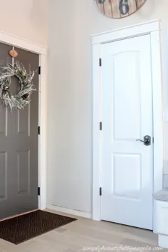 نصب درب اسلب + آرایش درب جلو |  به سادگی زیبا توسط آنجلا