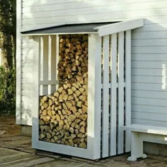 15 ایده ساده برای ساختن خشک چوب در چوب هیزم در فضای باز