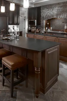 ایده های طراحی آشپزخانه آشپزخانه گرانیت سیاه |  Countertopsnews