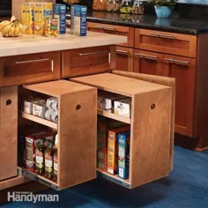 چگونه می توان جمع آوری سازمان یافته کابینت پایین را برای افزایش ذخیره سازی آشپزخانه ایجاد کرد