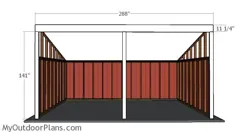 تراکتور Lean to Shed Roof Plans |  MyOutdoorPlans |  طرح ها و پروژه های رایگان نجاری ، DIY Shed ، Wooden Playhouse ، کلاه فرنگی ، Bbq