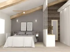 St-Joseph Loft: تبدیل اتاق زیر شیروانی اتاق خواب به فضایی آرام و گرم