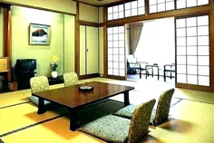 مبلمان اتاق نشیمن سنتی ژاپنی
