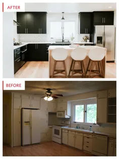 قبل و بعد: آشپزخانه منسوخ براق و زیبا می شود
