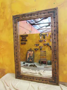 Mirror Vanity Mirror-Rancho Adobe Rustic Mirror-24x30 |  اتسی