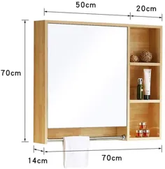آینه کابینت آینه حمام ذخیره سازی دیواری نگهدارنده مسواک آینه توالت اتاق خواب کابینت دارویی با ظرفیت بالا آینه های توکار دیواری