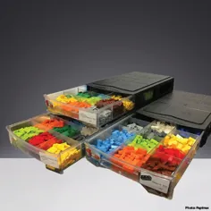 ذخیره سازی LEGO برای مجموعه های بزرگ - BRICK ARCHITECT