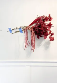 سرگرم کننده Ombre خشک گل آویز DIY - Paisley + گنجشک