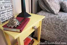 چگونه می توان یک میز کنار تخت خواب یا میز کنار تخت را سبک کرد {VIDEO}