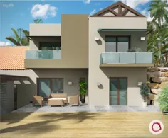 5+ ایده رنگ بیرونی خانه برای یک طراحی جالب توجه در خانه