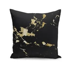 «گلم طلای مرمر سیاه # 1 # دکور # هنر» Throw Pillow by Anita's & Bella's Art - نسخه شماره از 27 دلار |  کوریوس