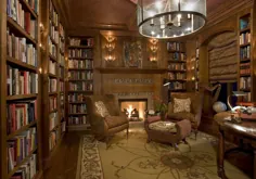 30 ایده کلاسیک طراحی کتابخانه خانگی سبک تحمیل کننده