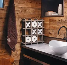 دستمال توالت Xs و Os دستمال توالت رول ذخیره سازی Tic Tac Toe |  اتسی