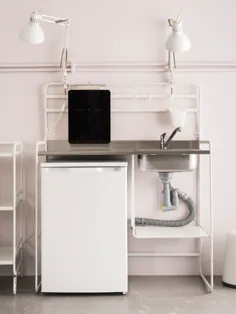 یک آشپزخانه با فضای کم را با بودجه درست کنید