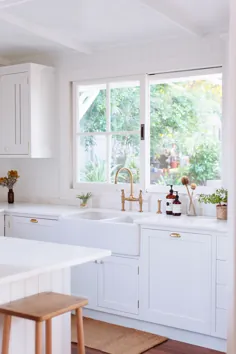 بازسازی آشپزخانه ما: جزئیات و رنگ آشپزخانه به سبک شیکر