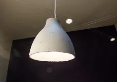 IKEA Hack: نحوه ساخت چراغ آویز بتونی مدرن