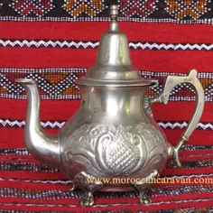 مراکش Vintage Teapot ID # 1242، لوازم جانبی چای از مراکش در مراکش کاروان