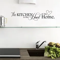 آشپزخانه برچسب دیواری قلب نامه خانه است