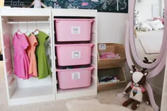 لباس های کودک خود را با این ایستگاه کمد لباس DIY سازماندهی کنید - آه بازی شاد