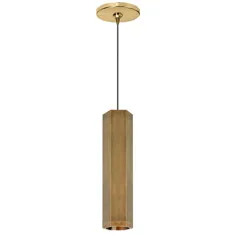 چراغ آویز مینی فری جک بلوک 3 1/4 "Wide Aged Brass - # 83J86 | Lamps Plus