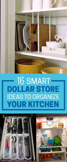 16 ایده فروشگاه دلار هوشمند برای شلوغ کردن آشپزخانه شما