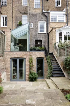 معماری ویکتوریایی و معاصر در پشت این خانه لندن به هم می رسند.  A... - معماری Diy