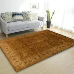 فرش قهوه ای ایرانی